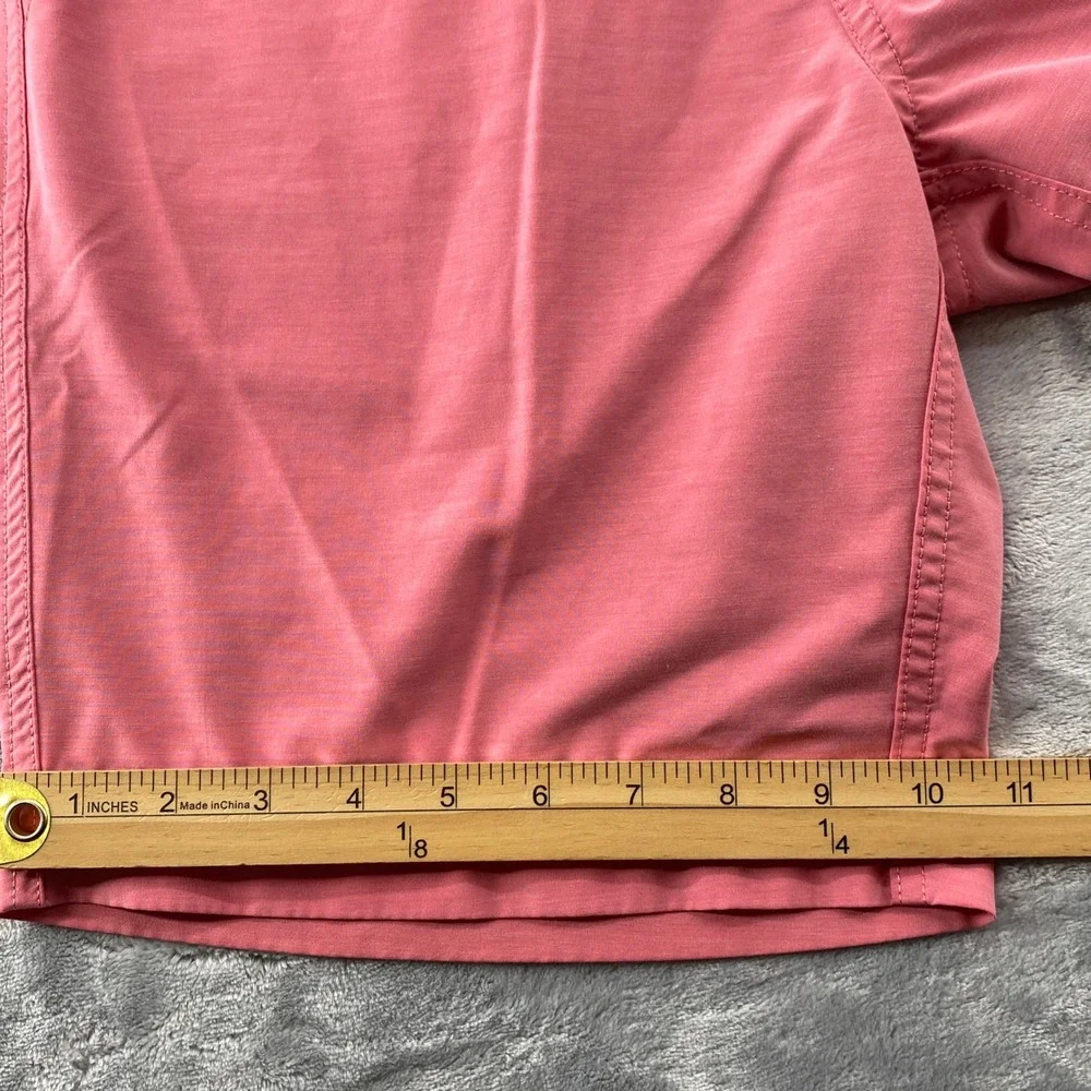 Faherty All Day Shorts Mens 32 Coral Pink Hybrid Board Shorts Quick Dry Stretch
